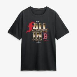 Boston Red Sox Nike 2026 MLB Postseason Fall In Legend T-Shirt - Black - Front View
