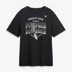 Chicago White Sox 2026 MLB Postseason Locker Room T-Shirt - Black - Front View