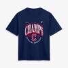 Cleveland Guardians Fashion7 Women's 2026 AL Central Division Champions Locker Room T-Shirt - Navy - Front View