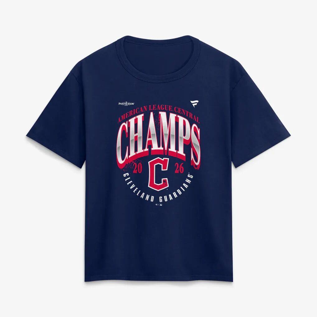 Cleveland Guardians Fashion7 Women's 2026 AL Central Division Champions Locker Room T-Shirt