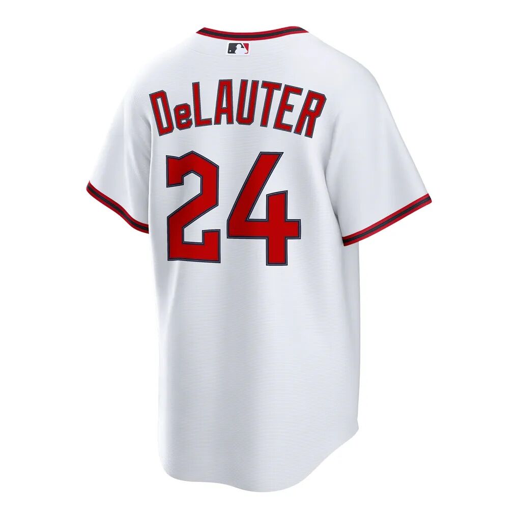 Chase DeLauter Cleveland Guardians Nike Home Replica Jersey