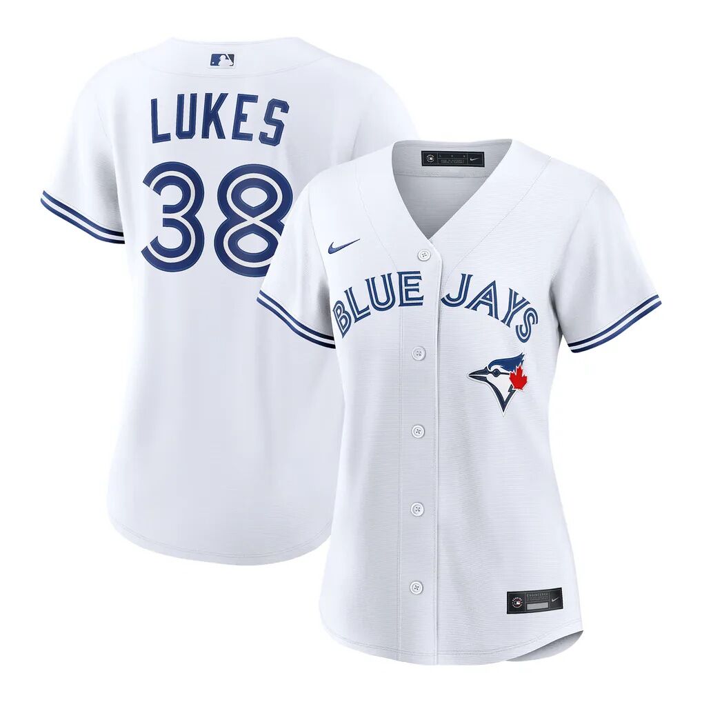 Nathan Lukes Toronto Blue Jays Nike Women's Home Replica Jersey