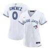 Andrés Giménez Toronto Blue Jays Nike Women's Home Replica Jersey - White - Front View