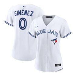 Andrés Giménez Toronto Blue Jays Nike Women's Home Replica Jersey - White - Front View