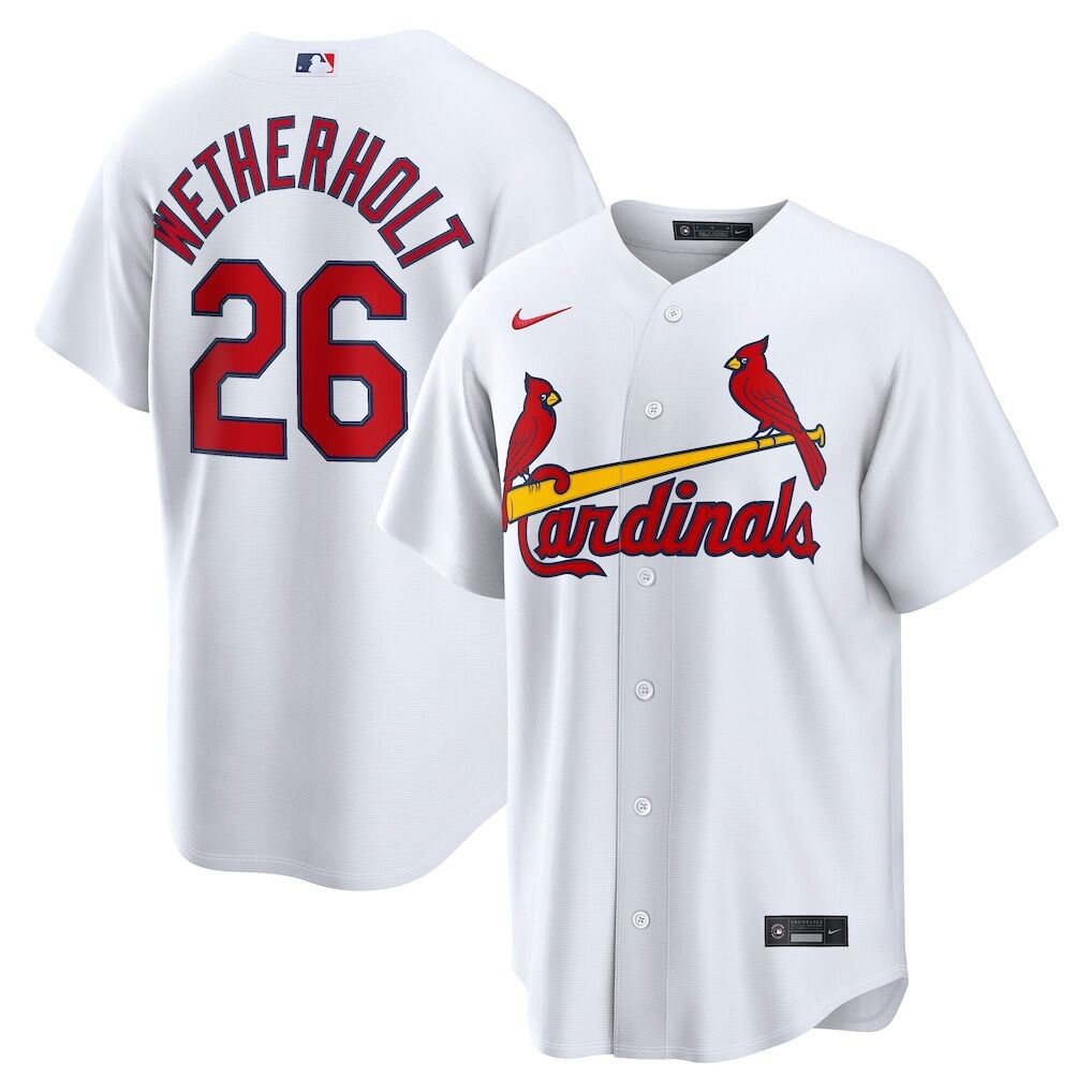 JJ Wetherholt St. Louis Cardinals Nike Home Replica Jersey