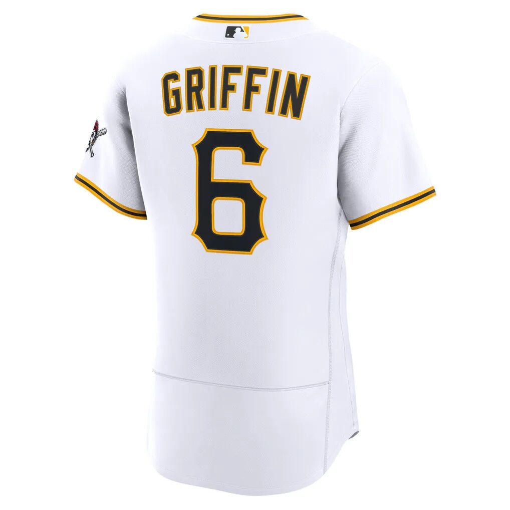 Konnor Griffin Pittsburgh Pirates Nike Home Authentic Jersey