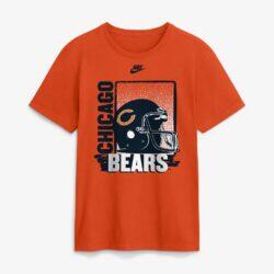 Chicago Bears Nike Vintage Power Game Club T-Shirt - Orange - Front View