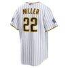 2026 All-Star Game San Diego Padres Mason Miller Nike White Replica Jersey - - Detail View