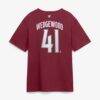 Scott Wedgewood Colorado Avalanche Fashion7 Authentic Stack Name & Number T-Shirt - - Detail View
