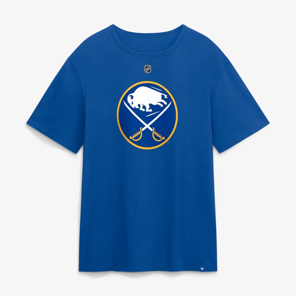 Alex Lyon Buffalo Sabres Fashion7 Authentic Stack Name & Number T-Shirt - Royal