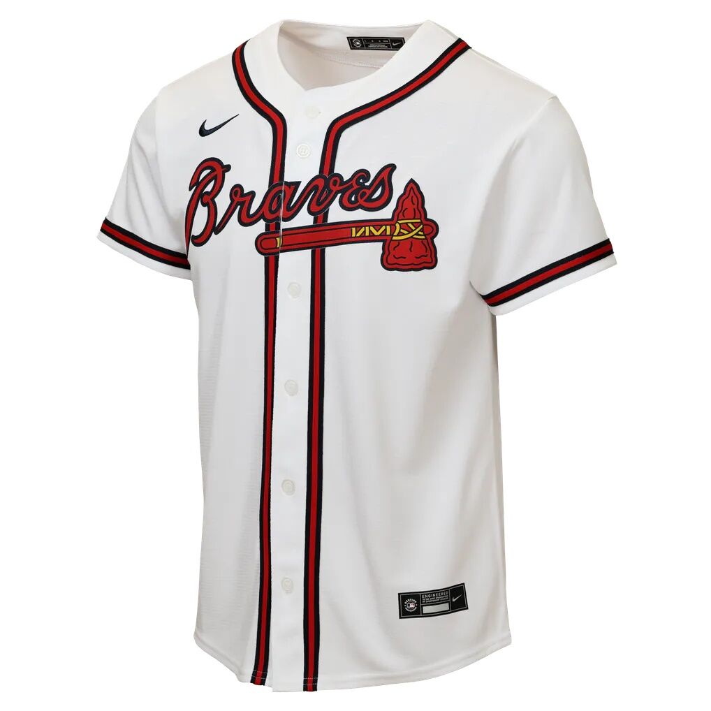 Atlanta Braves Nike Youth Home Replica Custom Jersey