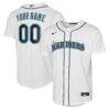 Seattle Mariners Nike Youth Home Replica Custom Jersey - White - Front View