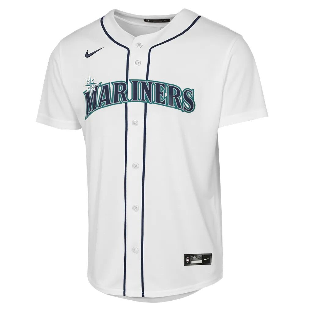Seattle Mariners Nike Youth Home Replica Custom Jersey