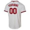 Cleveland Guardians Nike Youth Home Replica Custom Jersey - White - Detail View