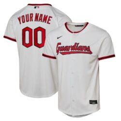 Cleveland Guardians Nike Youth Home Replica Custom Jersey