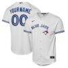 Toronto Blue Jays Nike Youth Home Replica Custom Jersey - White - Front View