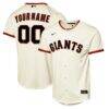 San Francisco Giants Nike Youth Home Replica Custom Jersey - Cream - Front View
