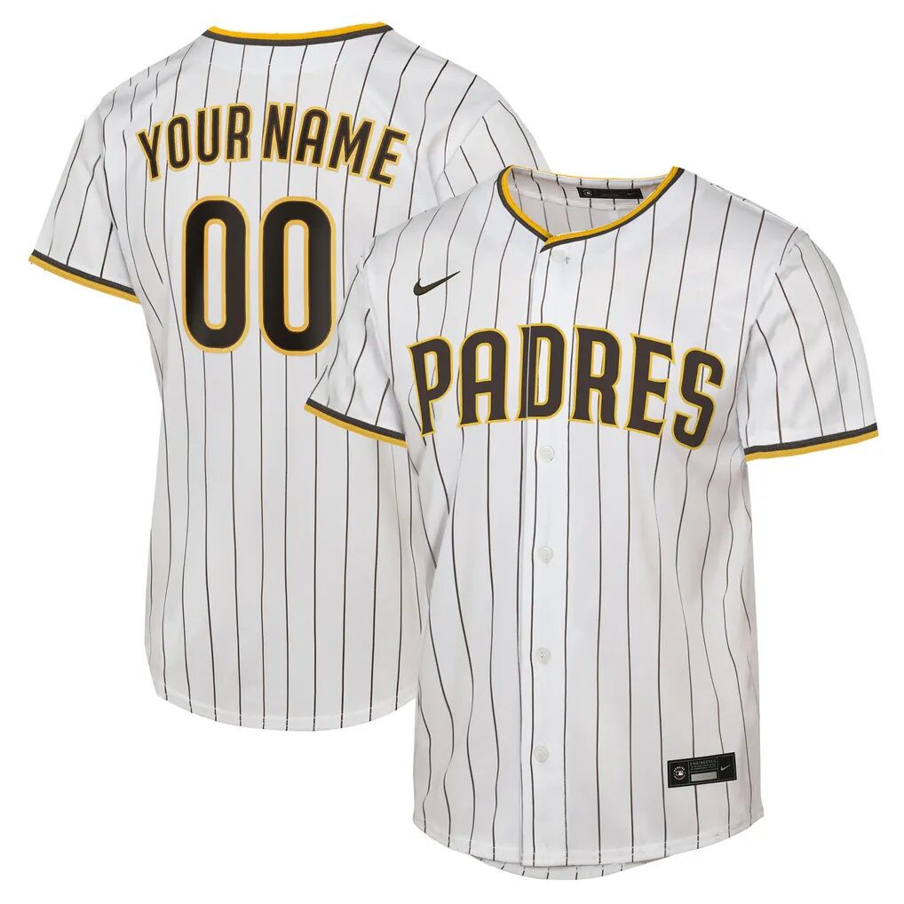San Diego Padres Nike Youth Home Replica Custom Jersey