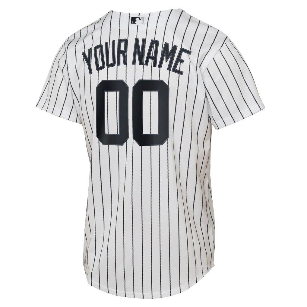 New York Yankees Nike Youth Home Replica Custom Jersey