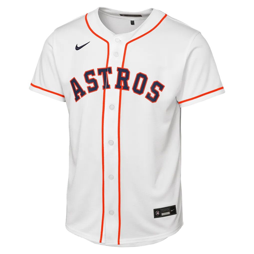 Houston Astros Nike Youth Home Replica Custom Jersey