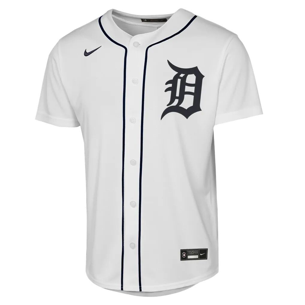 Detroit Tigers Nike Youth Home Replica Custom Jersey