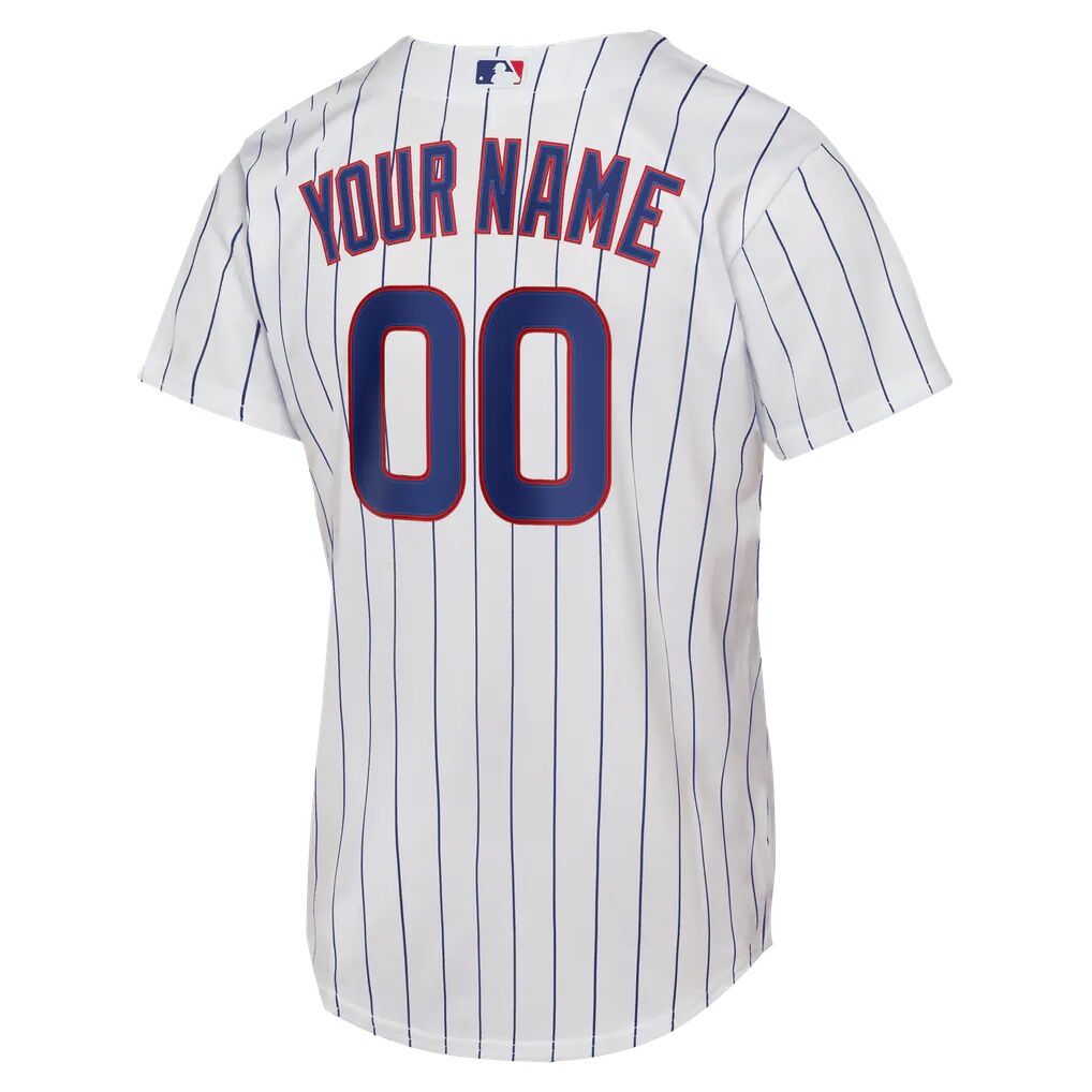 Chicago Cubs Nike Youth Home Replica Custom Jersey