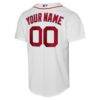 Boston Red Sox Nike Youth Home Replica Custom Jersey - White - Detail View