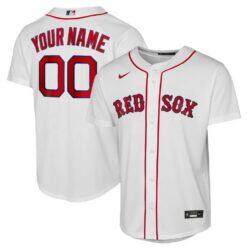 Boston Red Sox Nike Youth Home Replica Custom Jersey