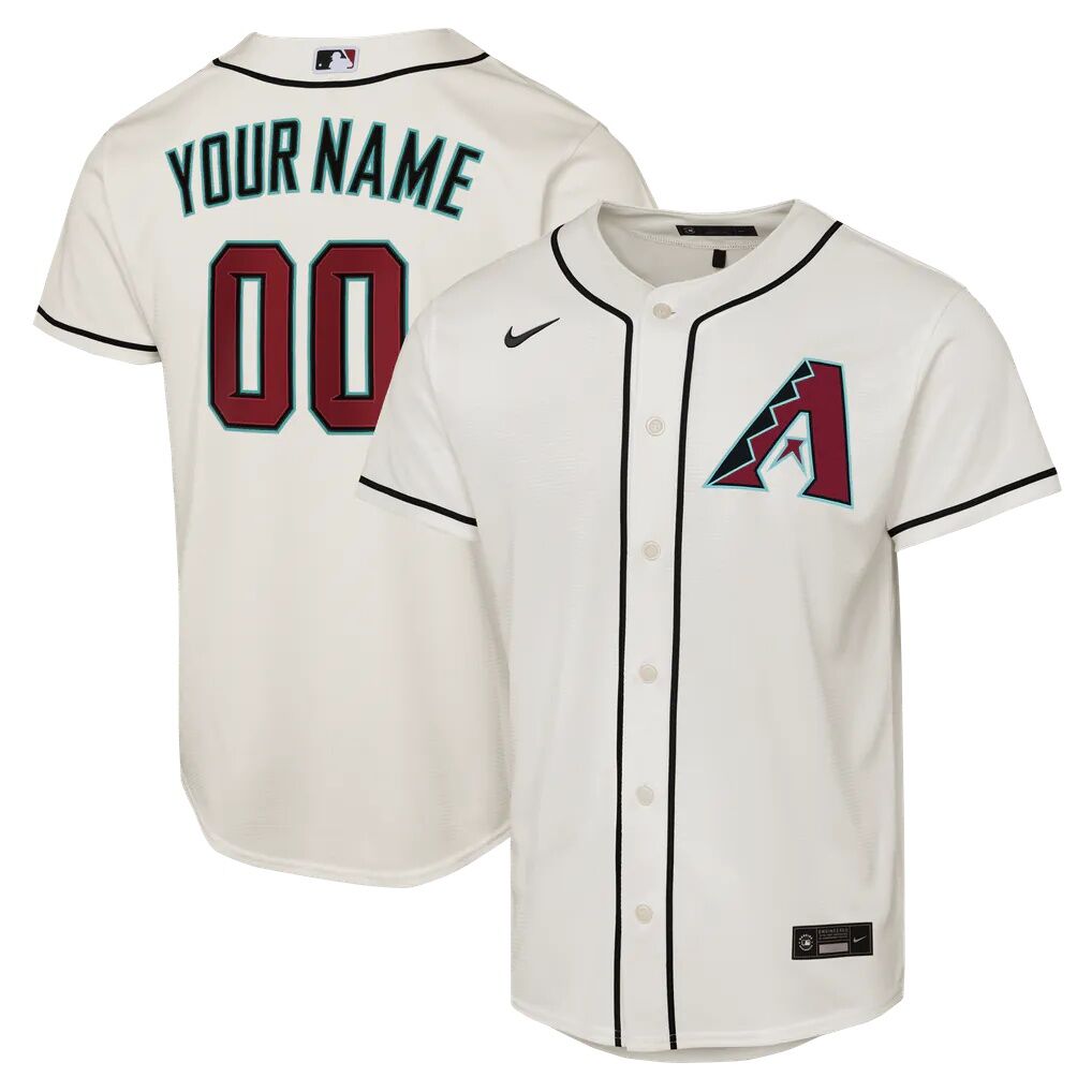 Arizona Diamondbacks Nike Youth Home Replica Custom Jersey