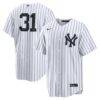 Cam Schlittler New York Yankees Nike Home Replica Jersey - White - Front View