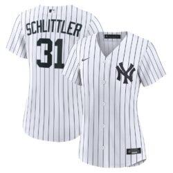 Cam Schlittler New York Yankees Nike Women's Home Replica Jersey - White - Front View