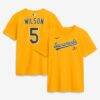 Jacob Wilson Athletics Nike Name & Number T-Shirt - Gold - Front View