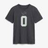 Jahmyr Gibbs Detroit Lions Nike Name & Number T-Shirt - - Back View