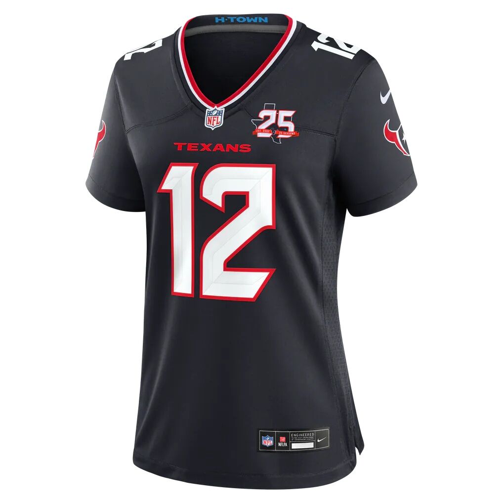 Nico Collins Houston Texans Nike Women's Team 25th Season Game Jersey
