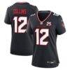 Nico Collins Houston Texans Nike Women's Team 25th Season Game Jersey - Navy - Front View