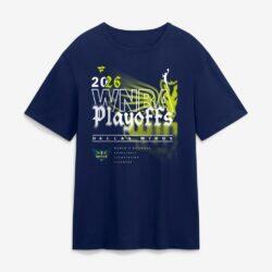 Dallas Wings Fashion7 2026 WNBA Playoffs T-Shirt - Navy - Front View
