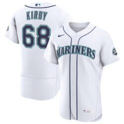George Kirby Seattle Mariners Nike Home 50th Season Authentic Jersey