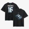 Vincent Trocheck Utah Mammoth Fashion7 Women's Authentic Stack Name & Number T-Shirt - Black - Front View