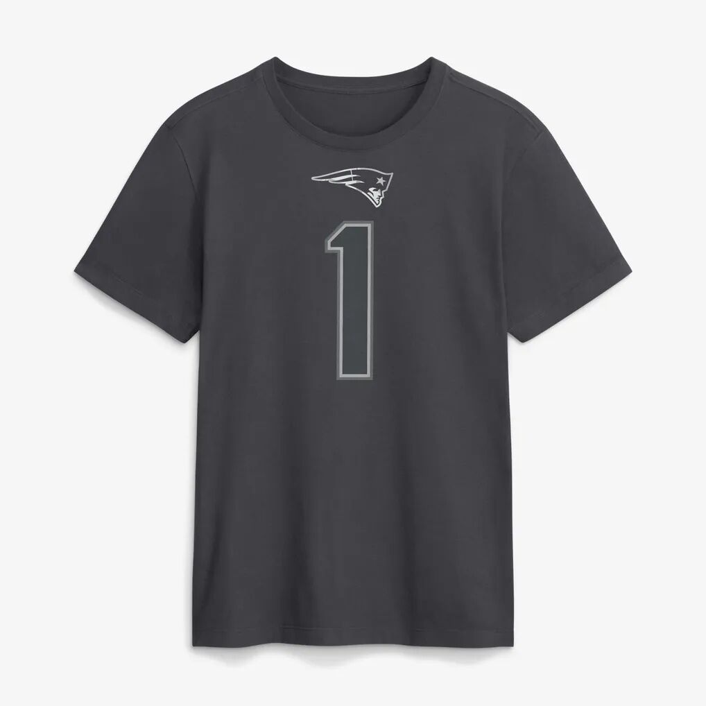 A.J. Brown New England Patriots Nike Name & Number T-Shirt - Anthracite