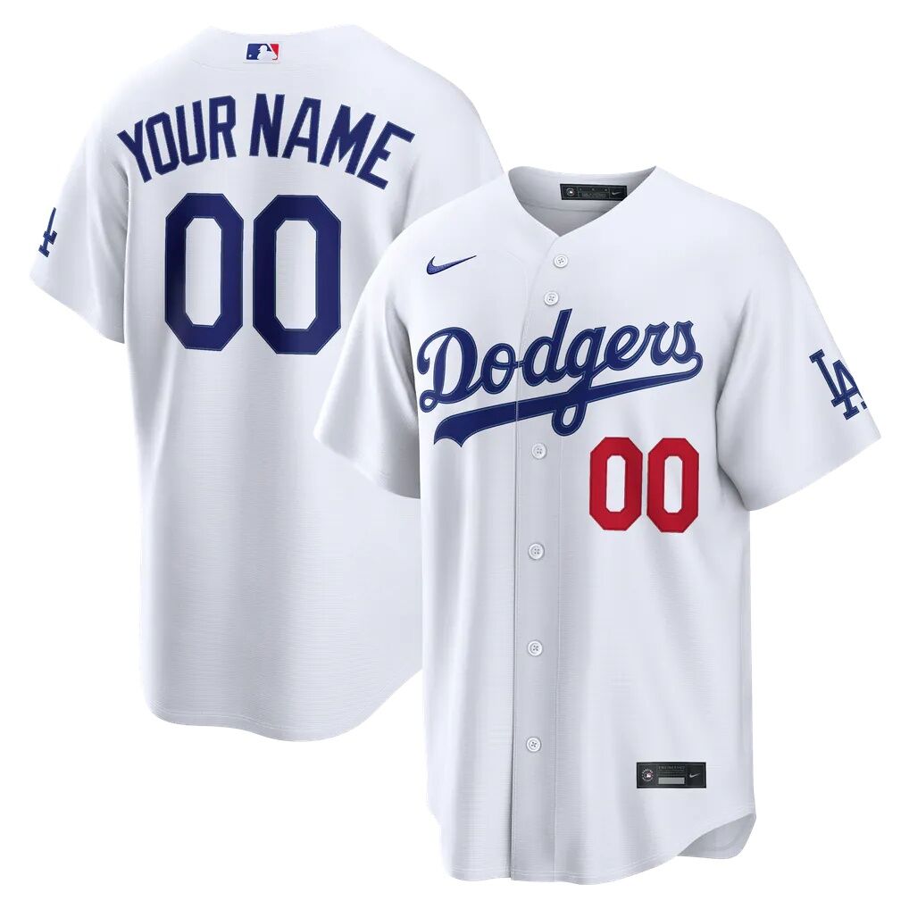 Los Angeles Dodgers Nike Home Stadium Custom Jersey