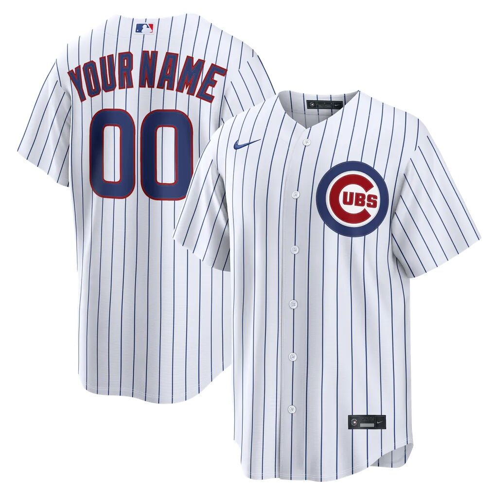Chicago Cubs Nike Home Stadium Custom Jersey