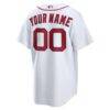 Boston Red Sox Nike Home Stadium Custom Jersey - White - Detail View