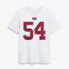 Fred Warner San Francisco 49ers Nike Name & Number T-Shirt - White - Side View