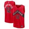 Collin Murray-Boyles Toronto Raptors Fashion7 2025 NBA Draft First Round Pick Fast Break Replica Jersey - Red - Front View