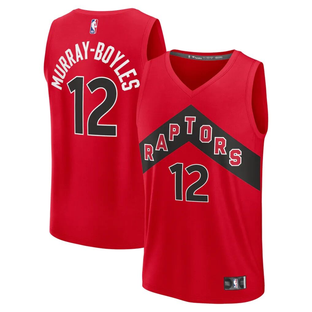 Collin Murray-Boyles Toronto Raptors Fashion7 2025 NBA Draft First Round Pick Fast Break Replica Jersey - Icon Edition
