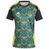Jamaica National Team adidas Women's 2024 Away Replica Jersey - Black - Side View