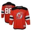 Jack Hughes New Jersey Devils Infant Home Replica Player Jersey - Red - Front View