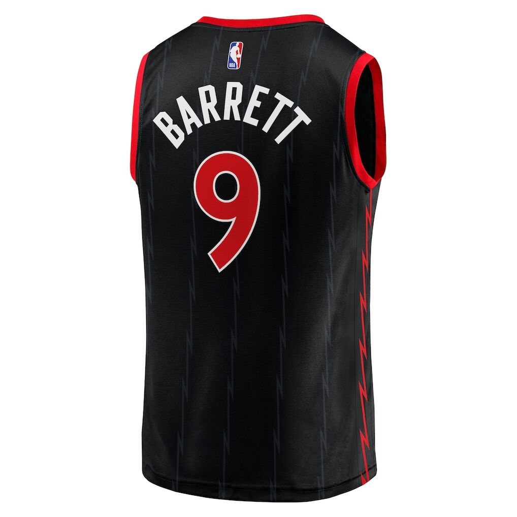 RJ Barrett Toronto Raptors Fashion7 Fast Break Player Jersey - Statement Edition