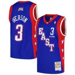 Allen Iverson Eastern Conference Mitchell & Ness Hardwood Classics 2004 NBA All-Star Game Swingman Throwback Jersey - - Front View