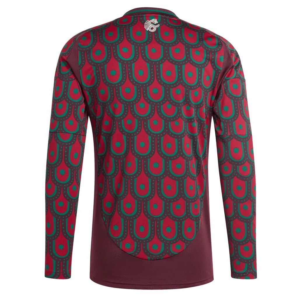 Mexico National Team adidas 2024 Long Sleeve Replica Jersey - Burgundy